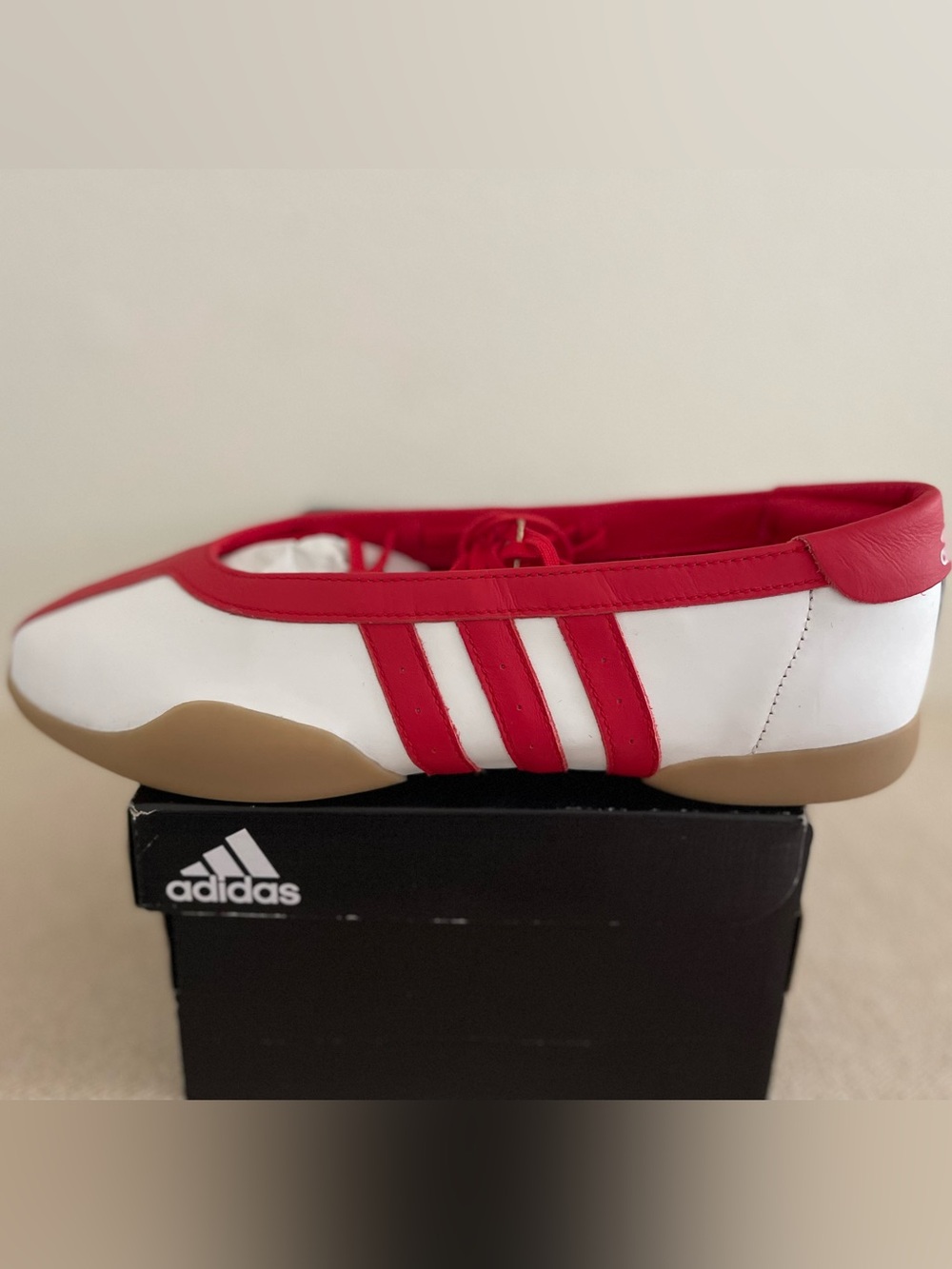 Size 10.5 - adidas Taekwondo Mei Ballet White Better Scarlet JQ0960 Women’s NEW
